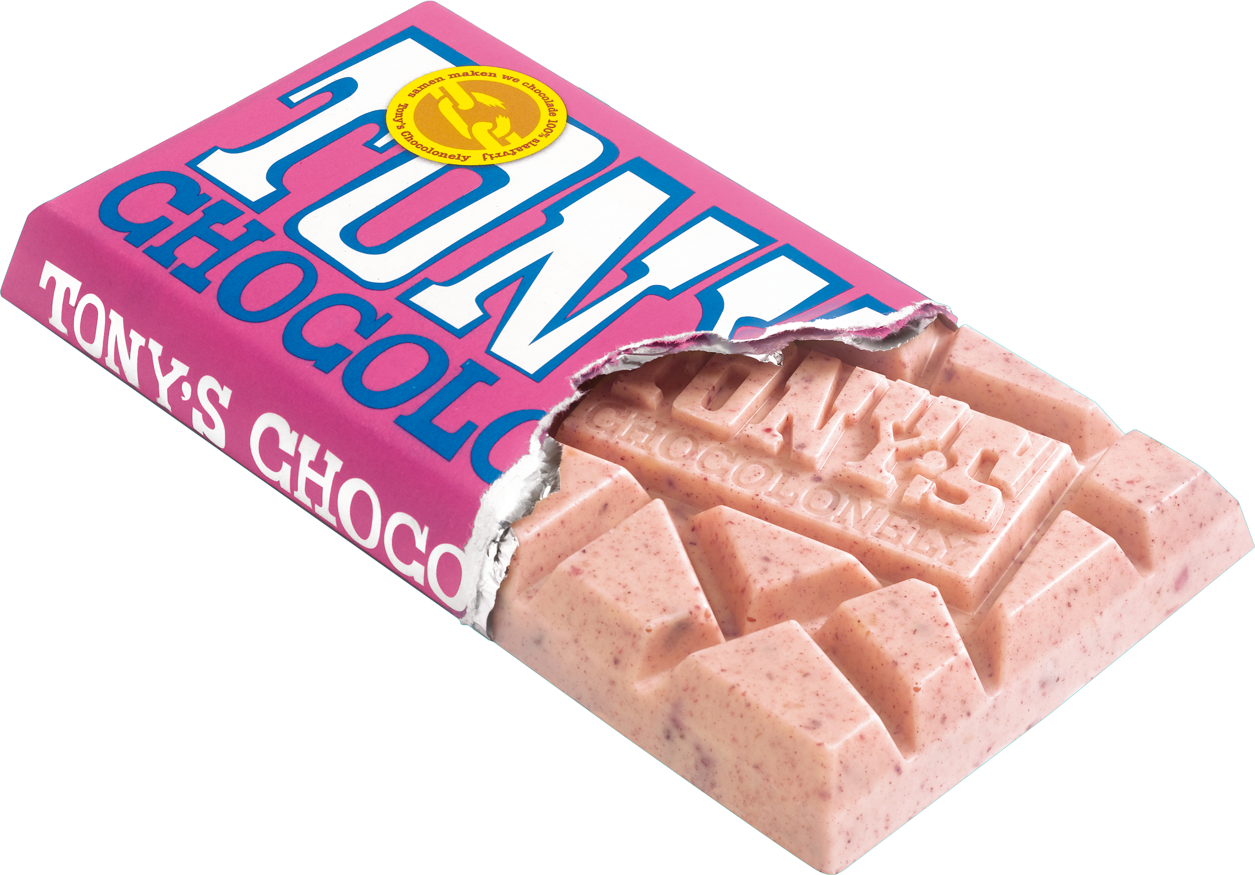 white raspberry popping candy 28%-Tony’s Chocolonely